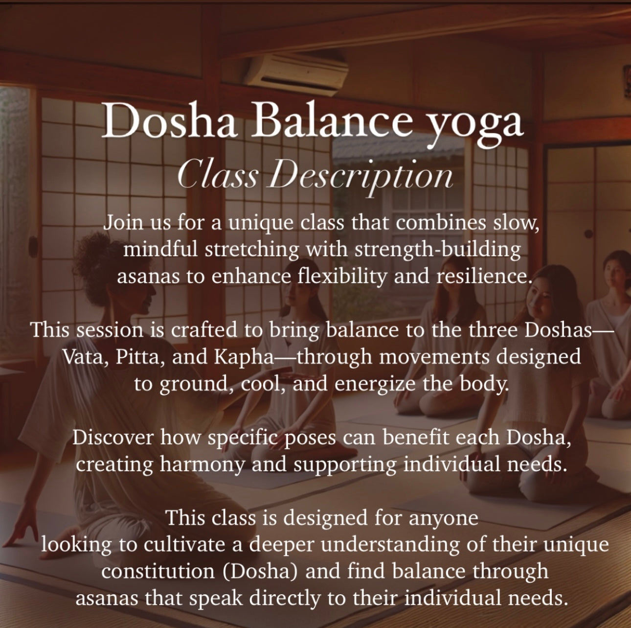 Dosha Balance (ayurveda) - The Art of Qi
