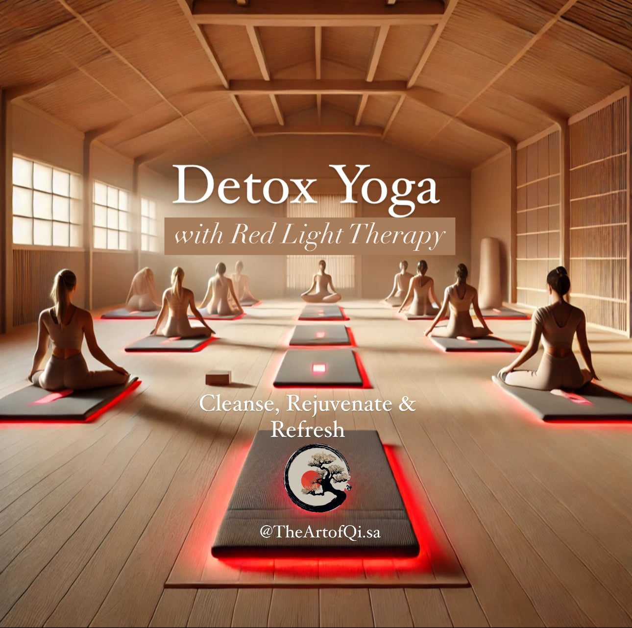 Detox yoga (with red light therapy)